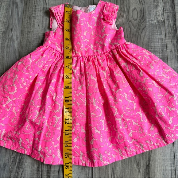 Carters Baby Girl Special Occasion Pink Summer sleeveless Dress Size 6 months - Picture 9 of 9